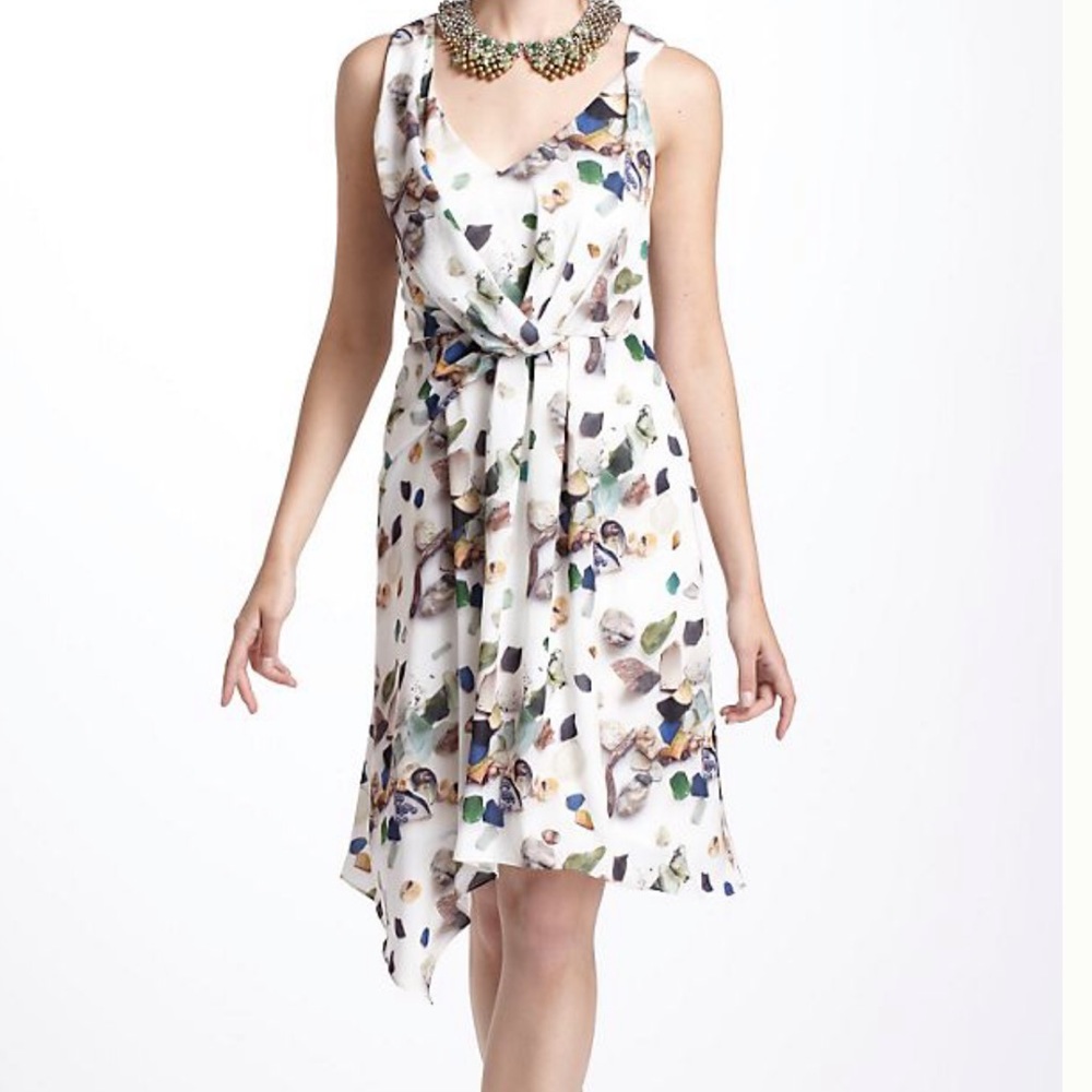 🆕 Anthropologie Beach Treasures Sea Glass Dress